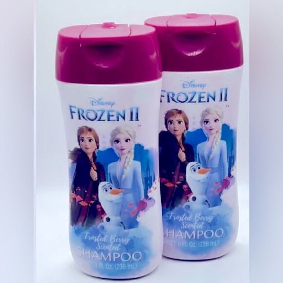 🛍kid’s Disney Frozen ll Frosted Berry Scented Shampoo pack of 2 8 FL.OZ.(236ml) - Picture 1 of 8
